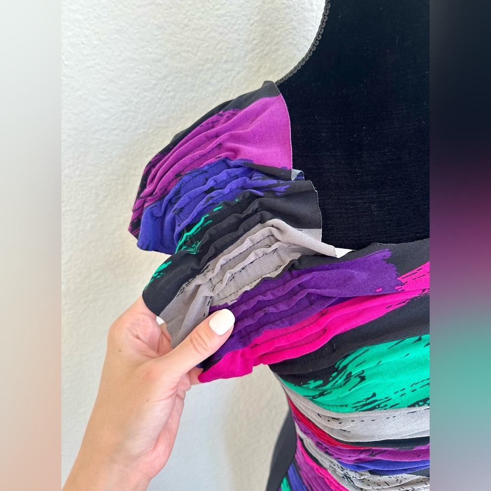 RAMPAGE COLORFUL DRESS - Picture 4 of 8
